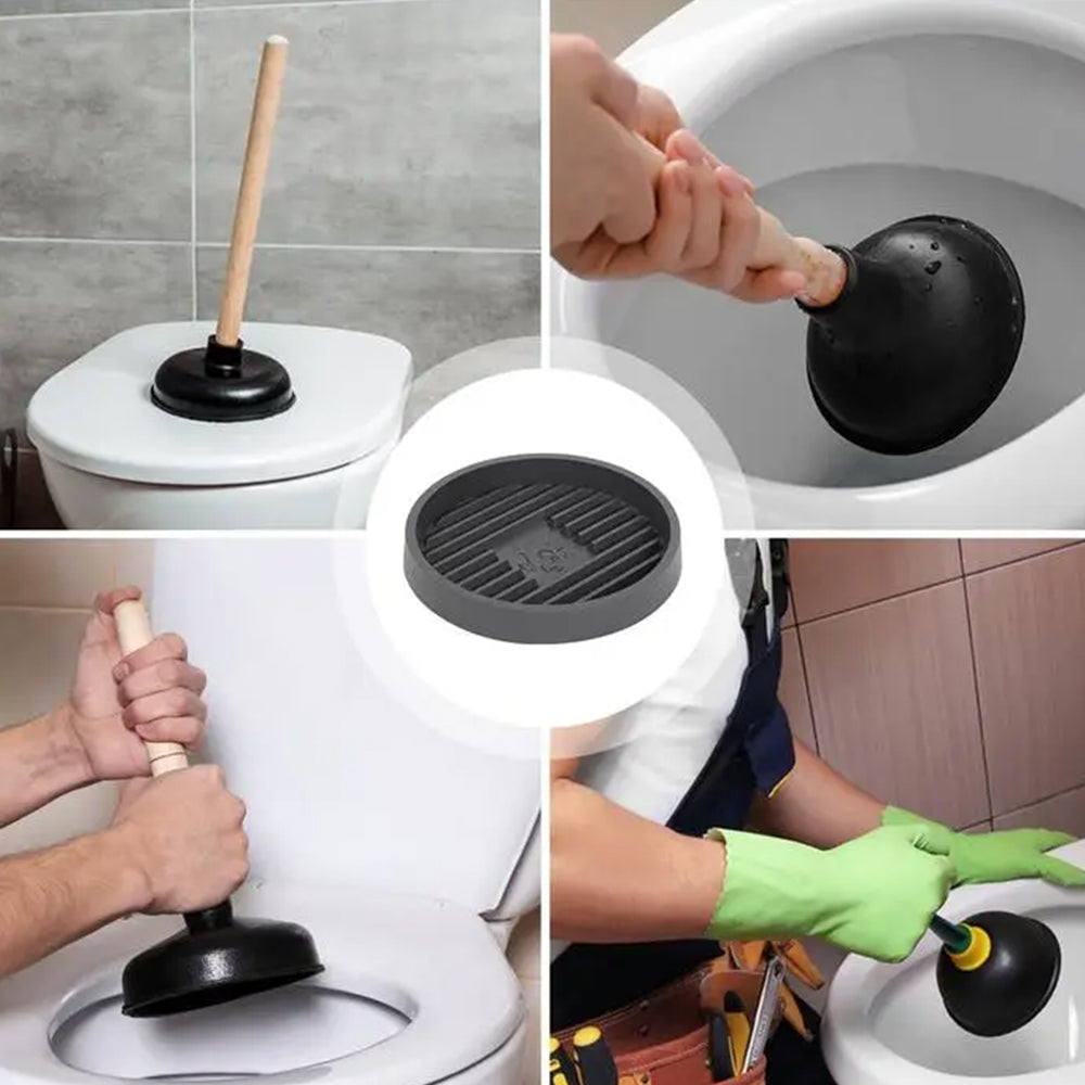 2Pcs Universal Toilet Plunger Holder Drying Pad
