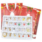 24 DAYS Christmas Advent Countdown Calendar Charm Bracelet and Necklace Making Kit