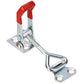 4 PCS Toggle Latch Quick Release Over Centre Latch Zinc Plated Iron for Door Window Cabinet