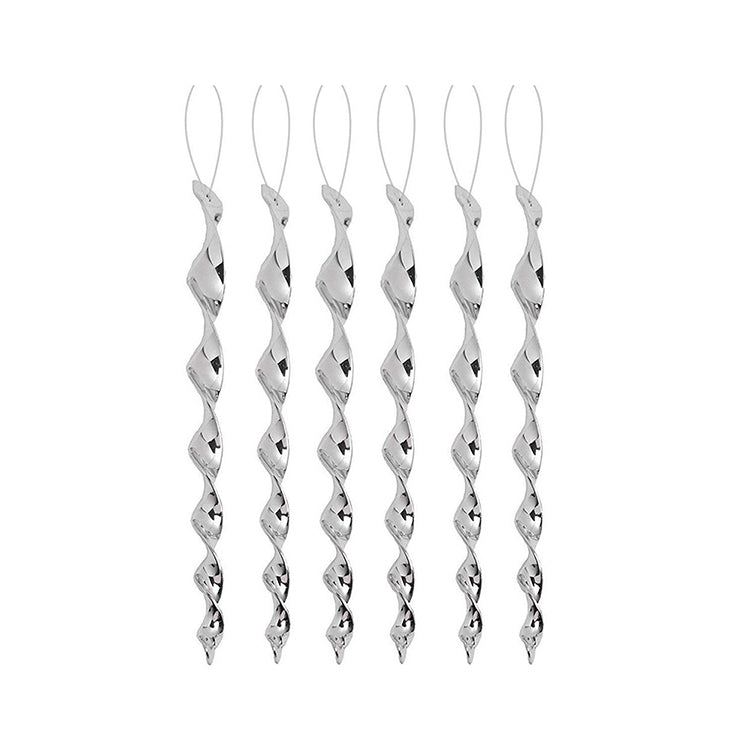 6Pcs Hanging Bird Repellent Reflective Scare Rods Spiral Deterrent Control Device Lot