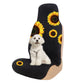 Car Front Seat Cover Sports Sweat Towel-Sun Flower