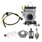 15mm Carburetor for 33cc 43cc 52cc 2-Stroke Brushcutter Whipper Snipper Chopper Trimmer Weed Eater Carb Replacement