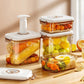 Vacuum Seal Food Storage Container with Lid Strainer Vacuum Pump Airtight Food Storage