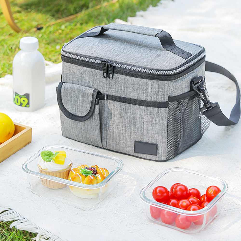 Insulated Lunch Bag Large Capacity with Shoulder Strap