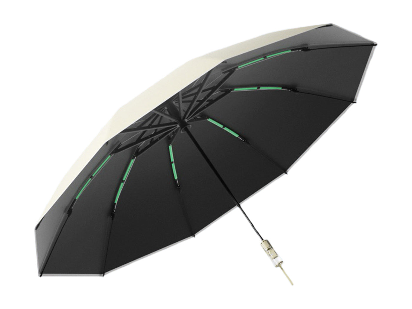 Easy Close Inverted Umbrella Compact Automatic Umbrella with Reflective Stripe