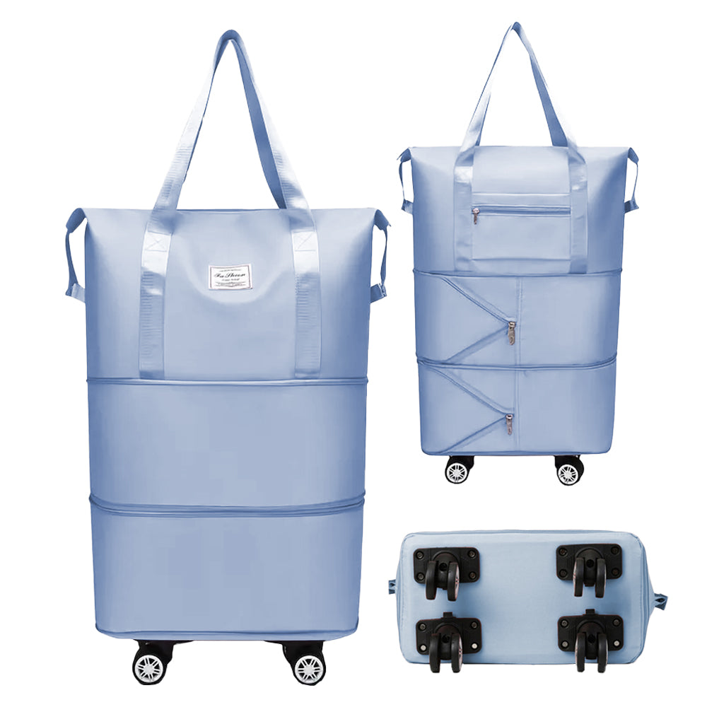 Large-Capacity Expandable Carry on Luggage Bag with Wheels