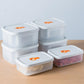 Food Storage Drain Containers with Lids and Ventilation Holes