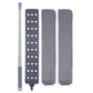 2 Sets 250CM Long Handle Retractable Gap Dust Cleaner Cleaning Tool With Microfiber Dusting Cloths