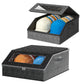 Large Capacity Hat Organizer Box Holds 30 Hats for Baseball Cap Wide Brim Cap