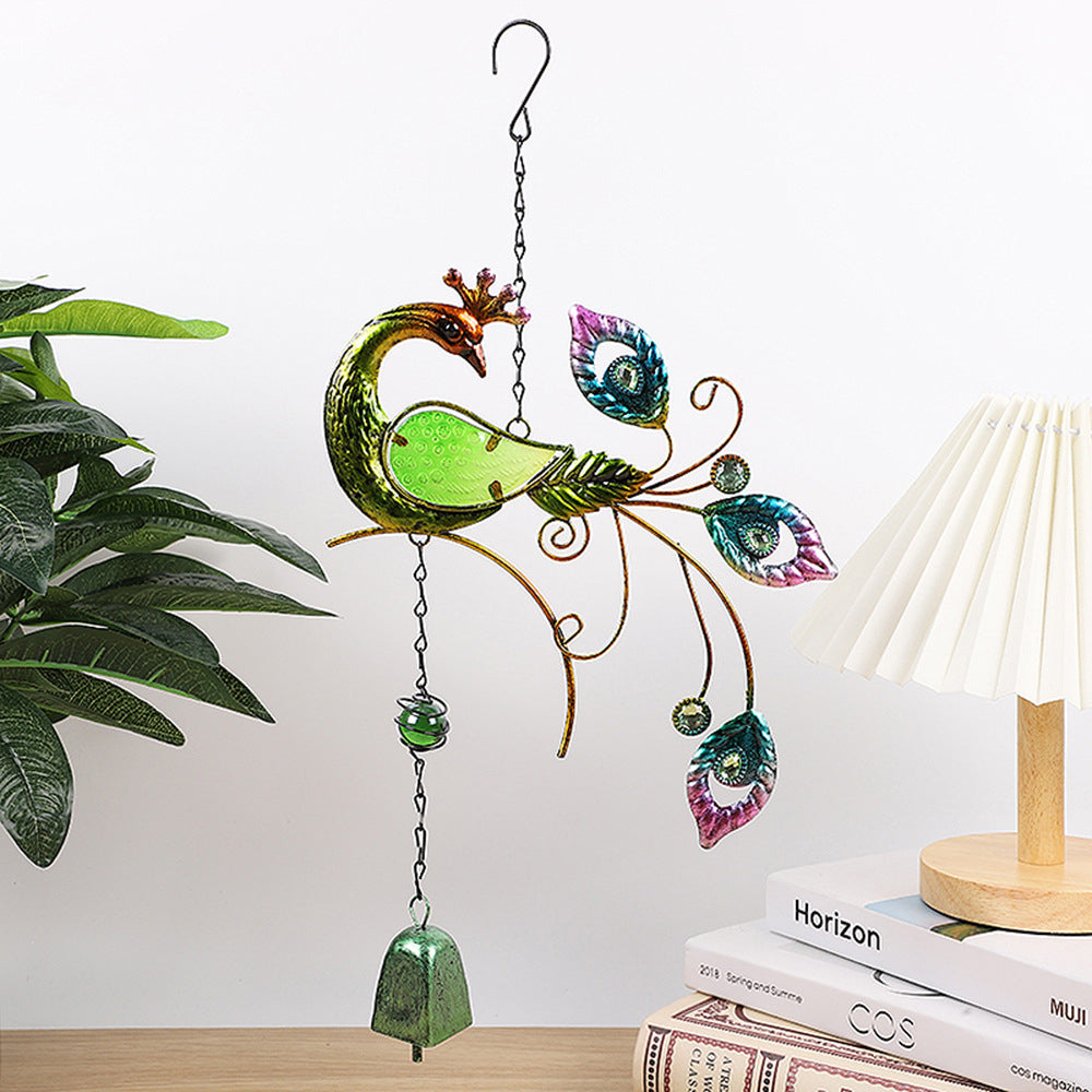 Metal Phoenix Bird Hanging Wind Chimes