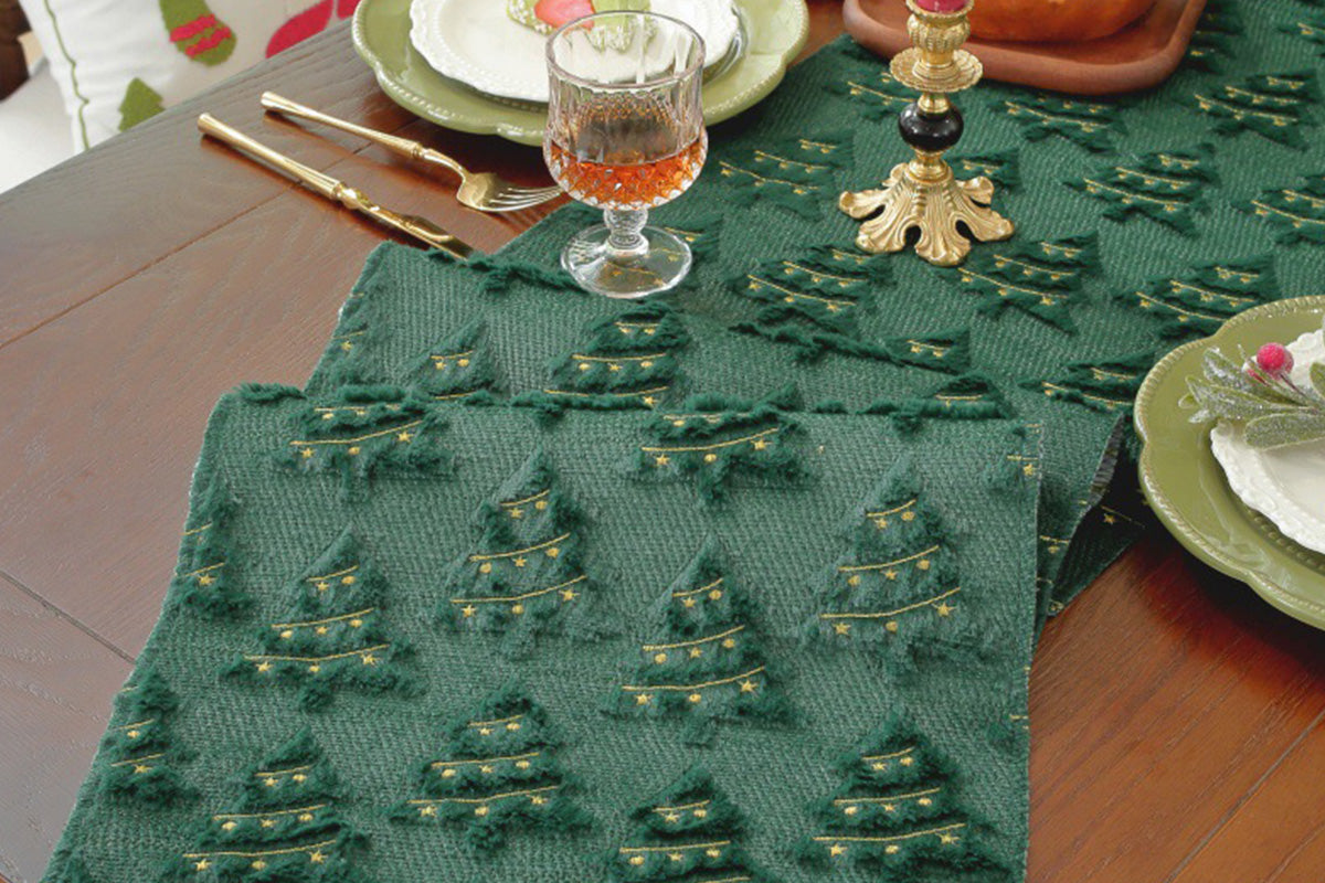 Christmas Table Runner Xmas Dining Table Decoration Festive Holiday Decoration
