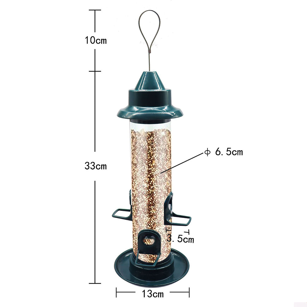 2Pcs Outdoor Garden Water-Resistant Hanging Tree Bird Feeder