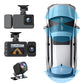 3 Channel Dash Cam Front And Rear With 32G Memory Card Built In WiFi