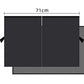 2PCS Car Window Sun Shades Double Layer Rear Window Privacy Cover