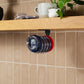 Horizontal Self-Adhesive Tumbler Lid Organizer