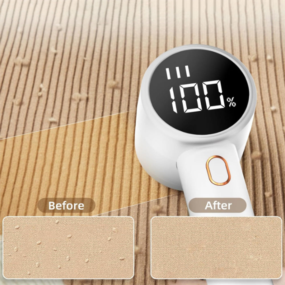 Lint Pill Remover Battery Operated Fabric Shaver for Remove Fabric with Digital Display