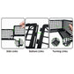 10Pcs Under Bed Guards Blocking Fence Detachable Fruit Basket