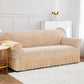 Soft Couch Cover with Skirt Ruffled Stretch Sofa Cover