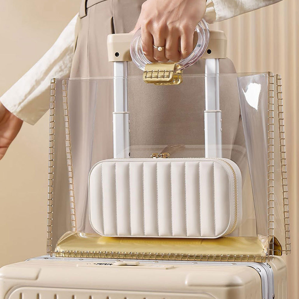 Travel Jewelry Case Jewelry Box Organizer With Mirror Display Case Storage