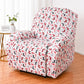Christmas Recliner Chair Cover Sofa Slipcover with Side Pocket