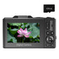 Digital Camera with 180 Degree Flip Screen WiFi Vlogging Camera with 64G TDF Card