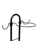 4 Tier Sports Equipment Ball Storage Rack with Basket and Hooks