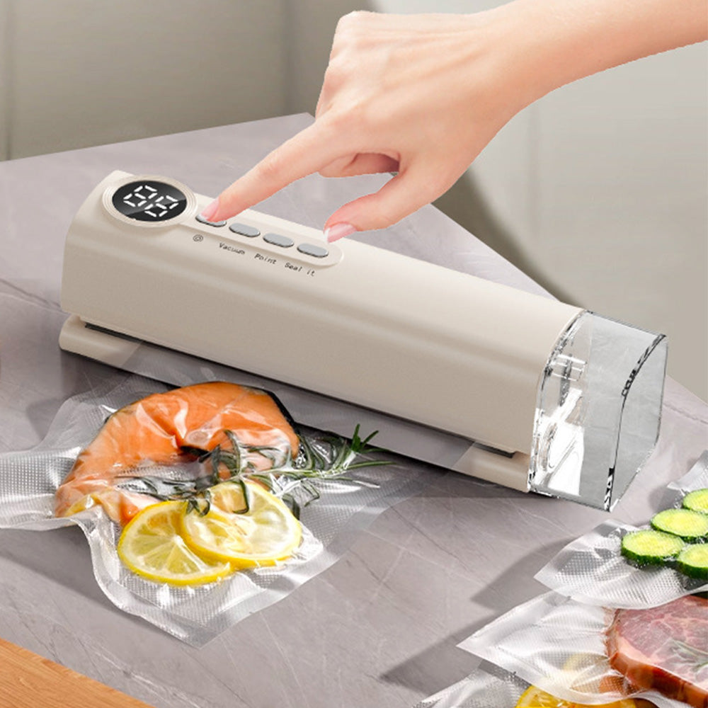 62kPa Strong Suction Wireless Portable Vacuum Sealer for Dry and Wet Food