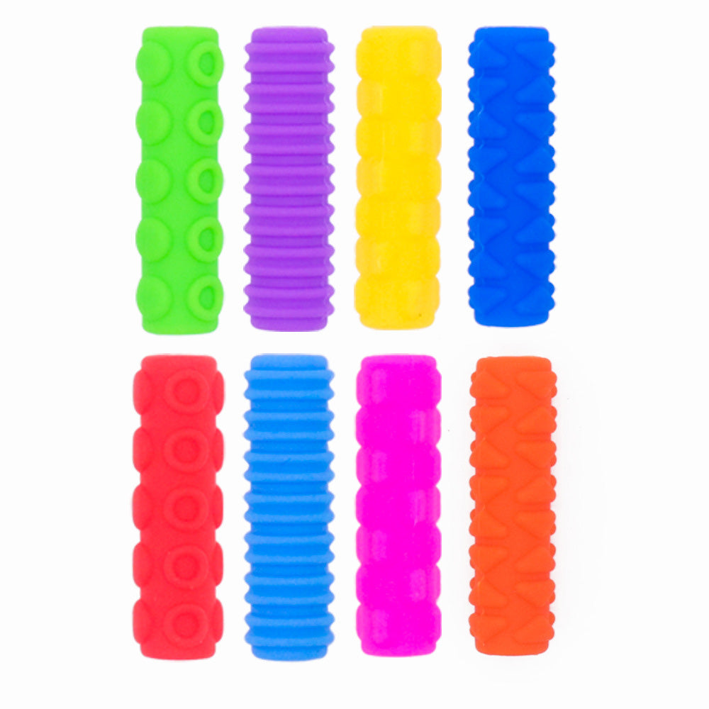 Silicone Textured Sensory Pencil Grip Fidget Toy