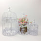 Iron Wire Birdcage Shape Succulent Plant Pot Hanging Frame