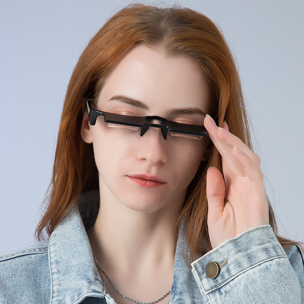 Lazy Horizontal Reading Glasses