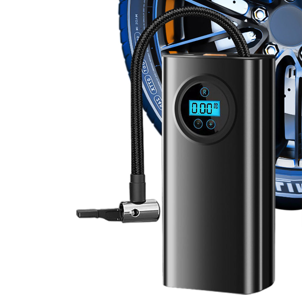 Tire Inflator Air Compressor with Auto Shutoff Pressure Gauge for Car Motorcycle