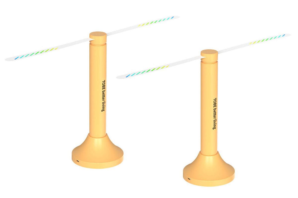Fly Repellent Fan with Holographic Blades for Indoor Outdoor
