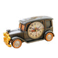 Vintage Car Retro Desk Clock Analog Digital Timepiece for Home and Office