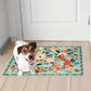 Washable Boho Floral Small Area Rug Indoor Entrance Door Mat