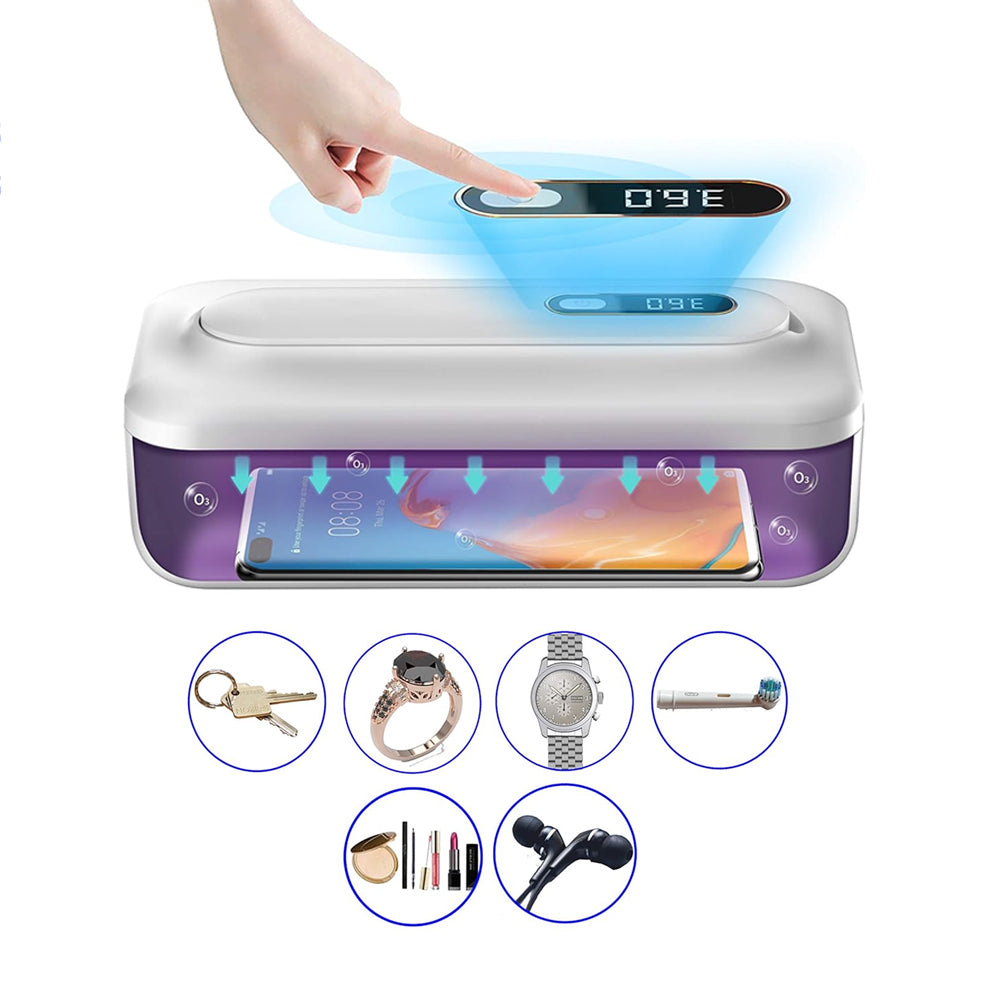 Multifunctional UV Light Sanitizer Box for Phone Makeup Tool