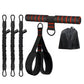 Pedal Resistance Band with Handle Adjustable Puller Exercise Bands for Home Gym Office