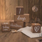 6Pcs Wooden Milestone Block Cute Photography Prop Ornament