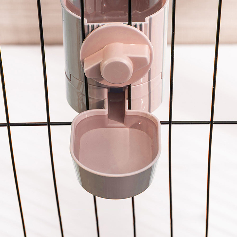 Automatic Pet Bowl Cage Hanging Feeder Pet Water Bottle