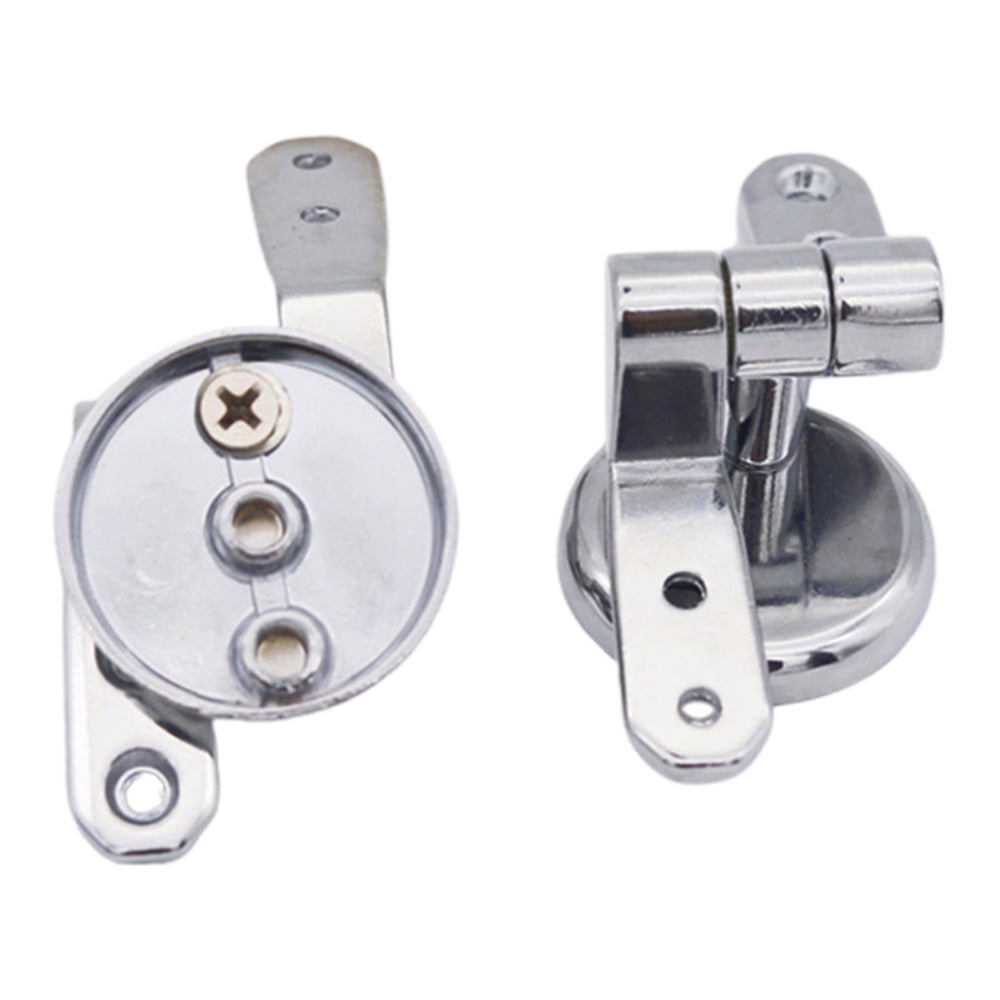 1 Pair Universal Toilet Seat Hinges Set Toilet Lid Hinge Replacement Fittings