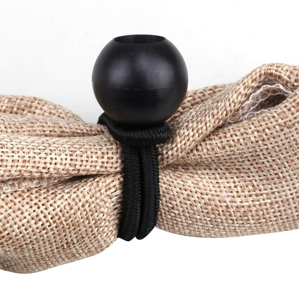50Pcs 25cm Bungee Cord Balls for Camping Tents Cargo Holding Wire