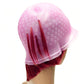 Reusable Silicone Hair Highlighting Cap with Stainless Steel Hook