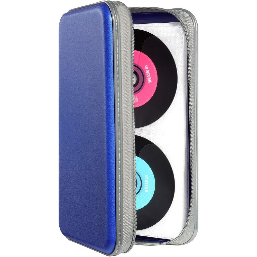 CD Case 96 Capacity CD Holder Case Portable CD DVD Storage Organizer
