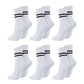 6 Pairs Non-Slip Yoga Cushioned Socks