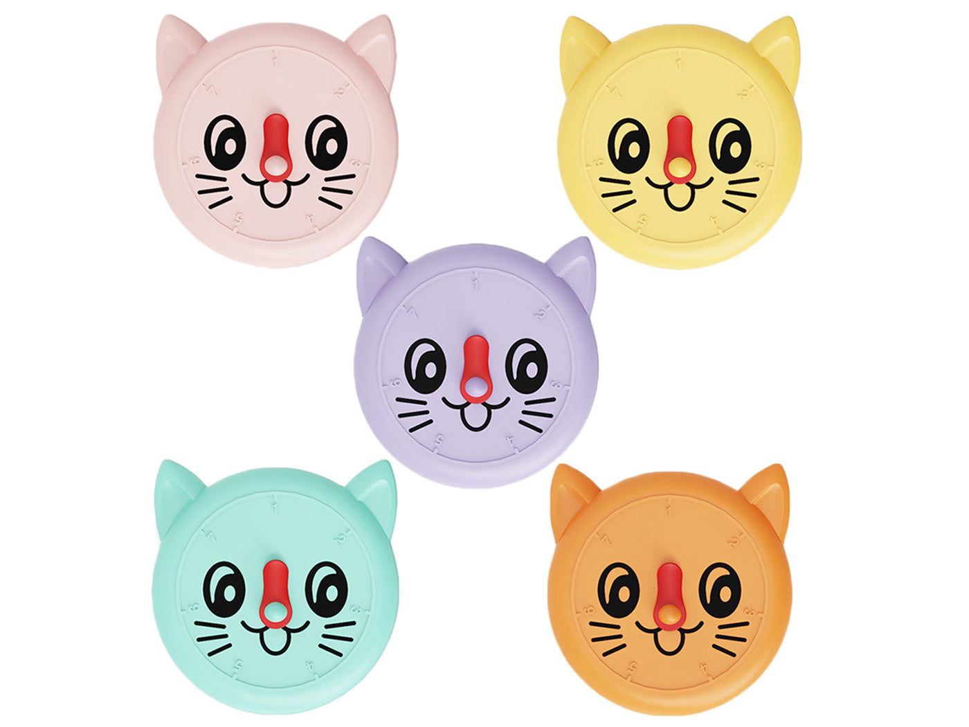 5pcs Reusable Pet Wet Food Can Covers Silicone Can Lids for Dog Cat Food