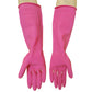 38cm Extra Long Rubber Gloves 3 Pack Heavy Duty Cleaning Gloves for Dishwashing