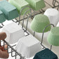 24-Pack Silicone Cupcake Baking Cups Mixed Colors & 3 Shapes