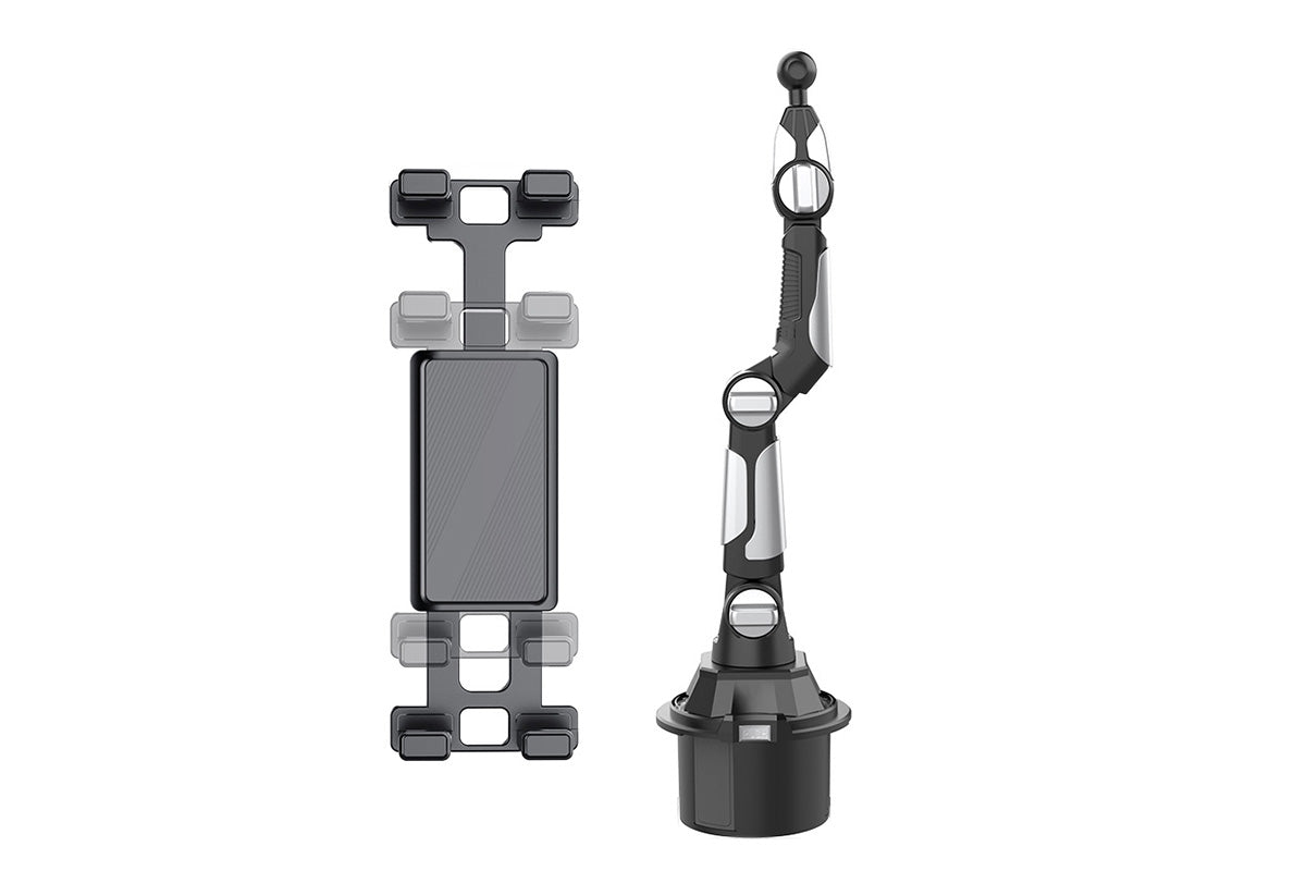 Adjustable Car Cup Holder Mount For Tablet And Phone In Vehicles