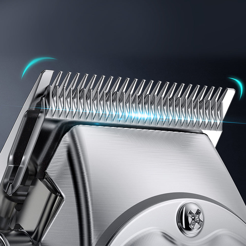 2Pcs LCD Display Cordless Hair Trimmers Set for Men