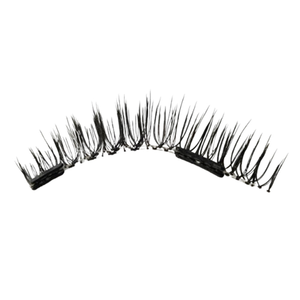 3Pair Eyelash Kit with Glue-Free Reusable Eyelash Clip Set