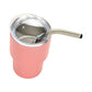 2 OZ Mini Stainless Steel Tumbler Cup Set with Straw and Lid for Party Outdoor